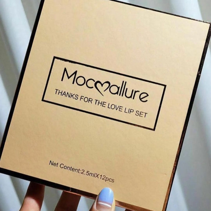 Mocallure - Creamy Matte Lip Gloss Set Of 12 Mate